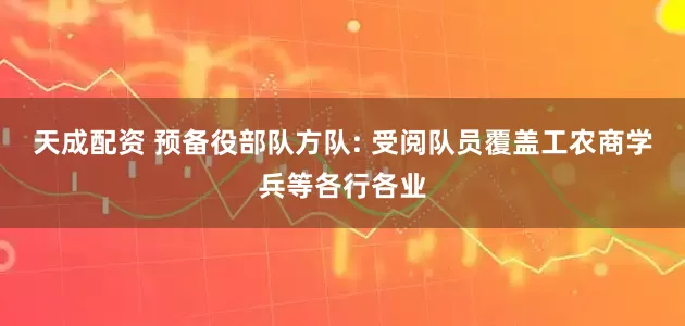 天成配资 预备役部队方队: 受阅队员覆盖工农商学兵等各行各业